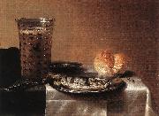 CLAESZ, Pieter Still-life with Herring fg Germany oil painting reproduction